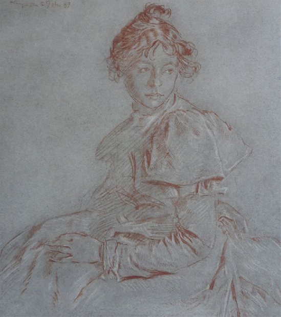 Augustus John - Portrait of the Artist's Daughter, Poppet