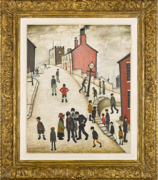 Laurence Stephen Lowry - Road over the Hill