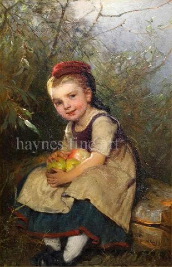 Karl Raupp - Collecting Apples