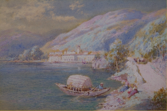 Charles Edmund Rowbotham - Buisino Piano, Lago Lugano