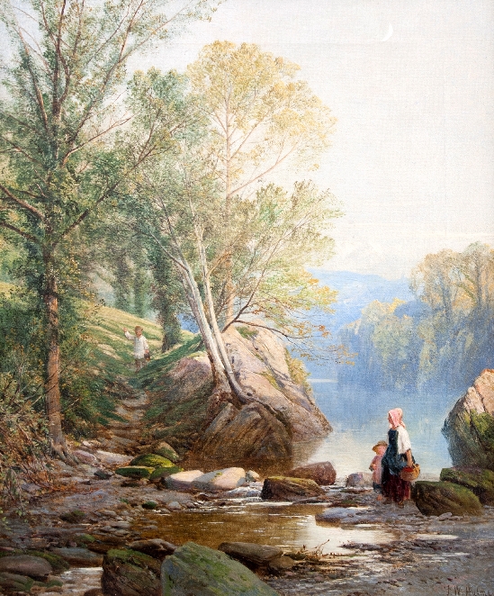 Frederick William Hulme - Woodland Stream