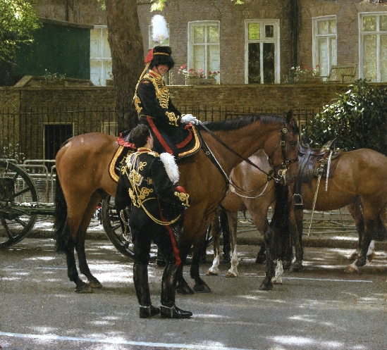 Officers of the King's Troop Royal Horse Artillery