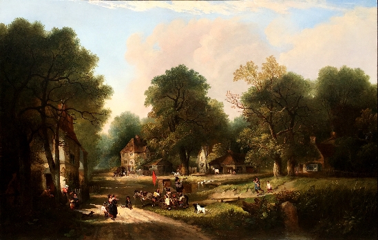 A Woodland Village in The New Forest