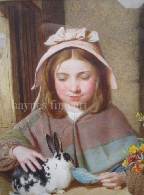 Joseph Vincent Gibson - A Treat for her Pet