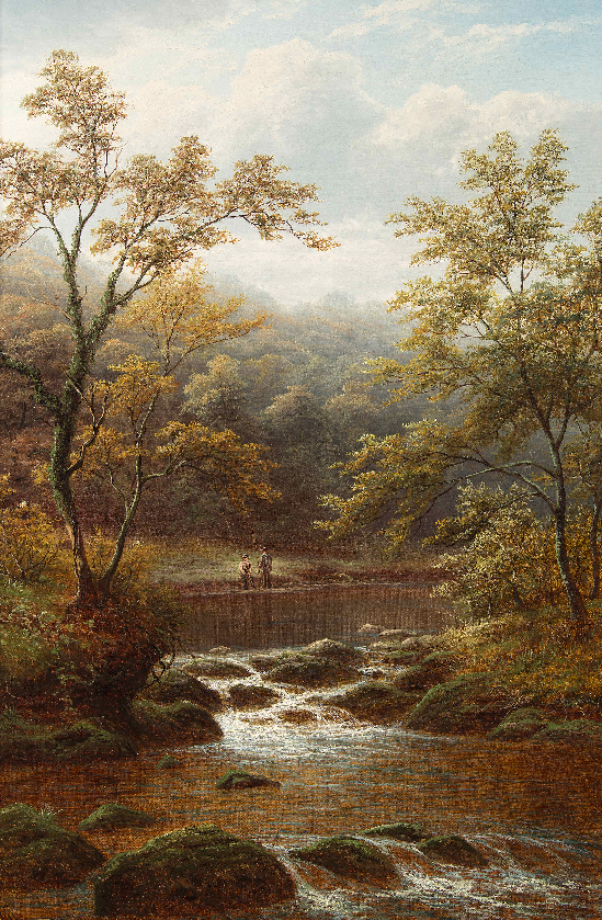 On the Wharfe, Bolton Woods, Yorkshire