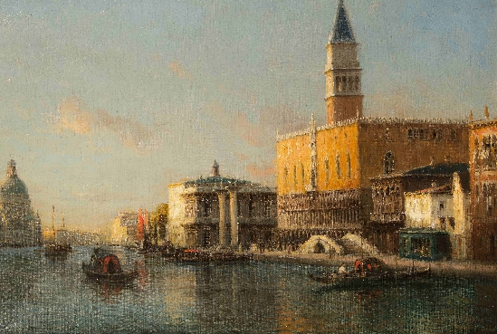Marc Aldine - Grand Canal Venice & Doge's Palace