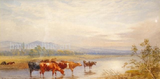 Cornelius Pearson & Thomas Francis Wainwright - River Greta, Cumberland