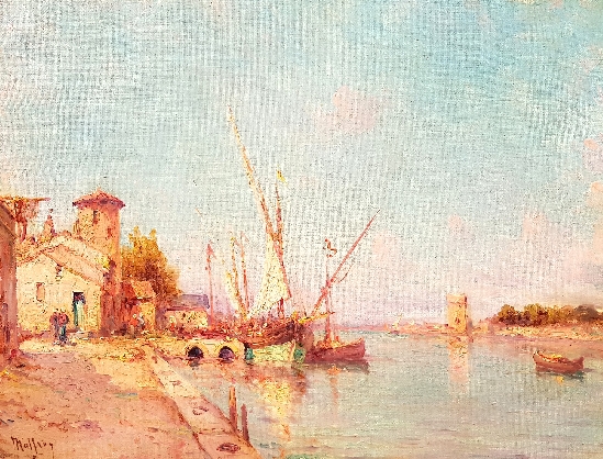 Henry Malfroy - A Mediterranean Harbour