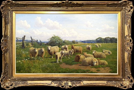 William Sidney Cooper - Grazing Pastures