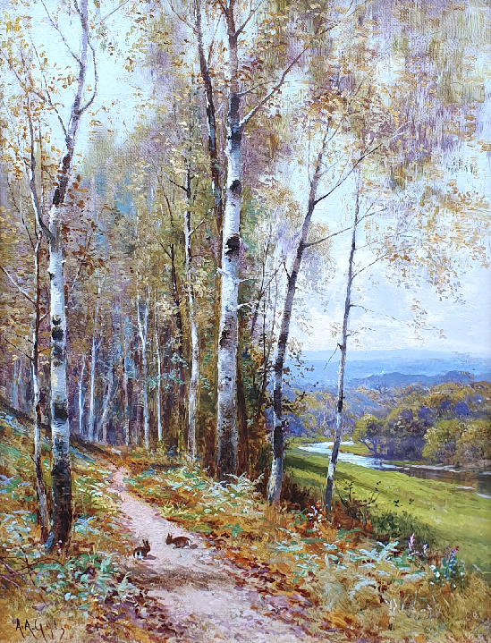 Alfred Augustus Glendening Snr. - A Woodland Path