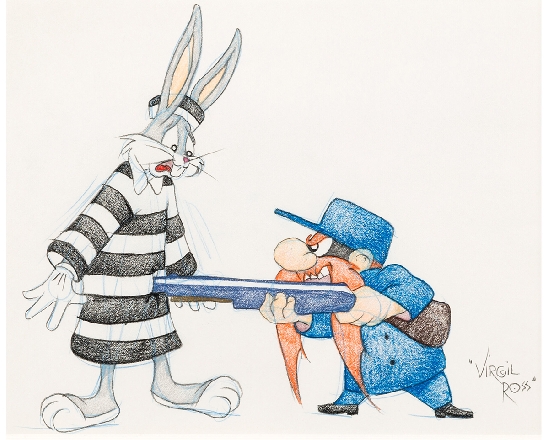 Virgil Ross - Bugs Bunny and Yosemite Sam