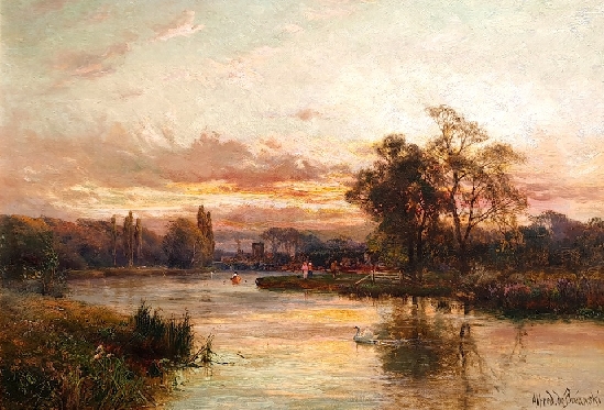 Alfred De Breanski Snr - Cookham Reach