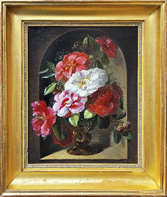 Theodore Christian Schroder - Bouquet of Camellias