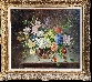 Bouquet of Flowers in a Glass Vase