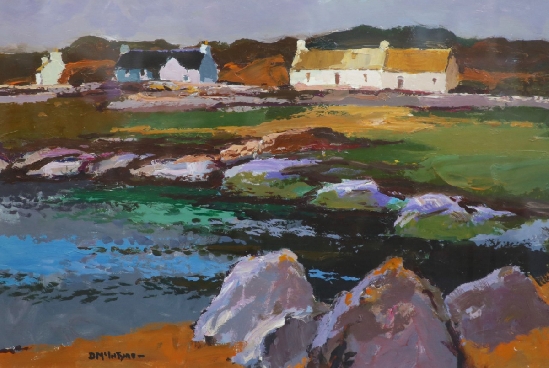 Donald McIntyre RCA, RSMA - Coastal Calm, Isle of Mull