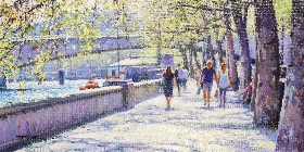 Spring on the Embankment