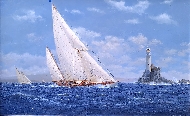 'Dorade’ Rounding The Fastnet Rock, Fastnet Races (1931)
