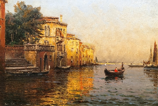 Marc Aldine - Gondoles de Venise
