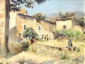 Cour De Ferme Provencale