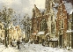 Dutch Town in Winter