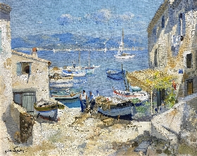 Sur La Cale de Halage, Cote D'Azur