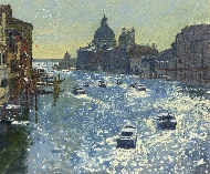 The Grand Canal, looking towards the Santa Maria Della Salute