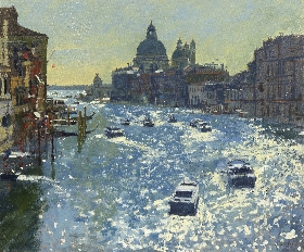 The Grand Canal, looking towards the Santa Maria Della Salute