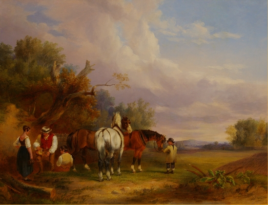 William Joseph Shayer - In the Country