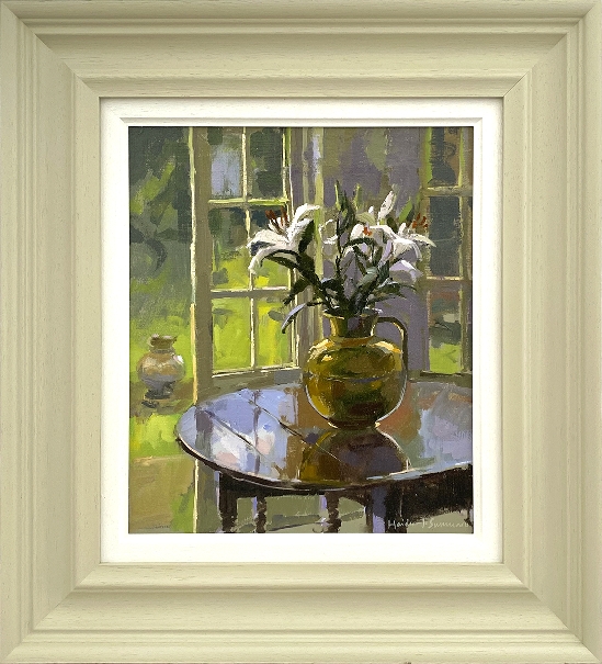 Haidee-Jo Summers ROI RSMA - Lilies by the French Doors