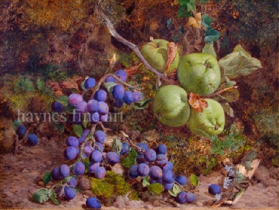 William Hughes - Still Life of Fruit