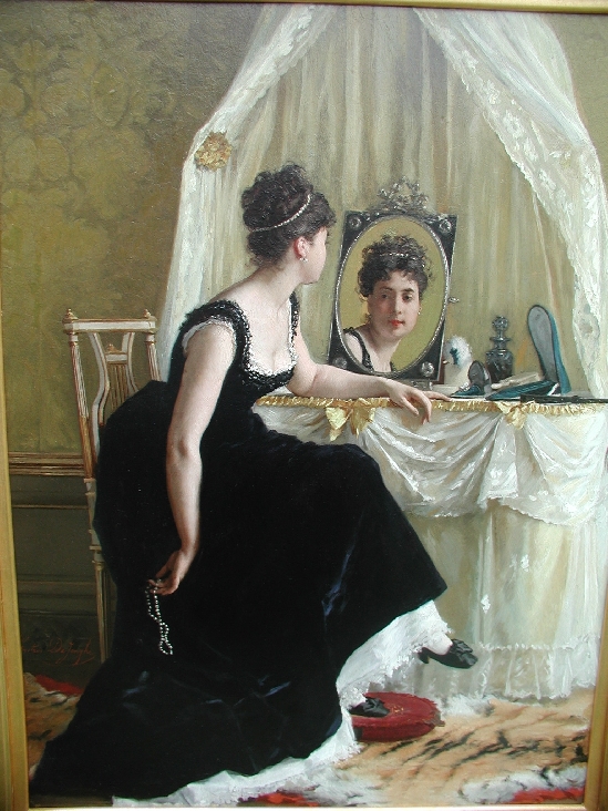 Gustave Leonhard De Jonghe - Reflection of Beauty