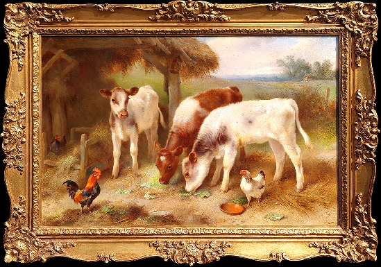 Walter Hunt - Farmyard Siblings