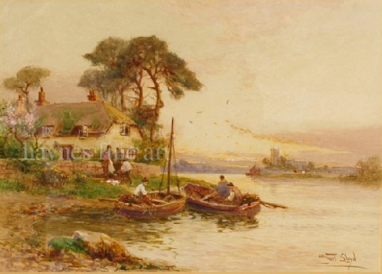 Walter Stuart Lloyd - The Christchurch River