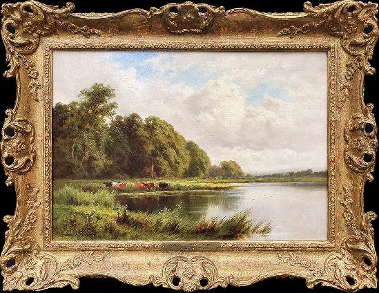Henry Hillingford Parker - On the River Avon (a Pair)