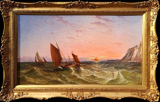 Arthur Joseph Meadows - Sunset over Choppy Waters