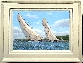 J Class Yachts racing off Cowes Castle