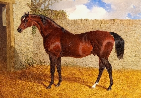 'Partisan' in a Stable Yard (1830)