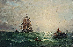 Shipping off the Coast (a pair)