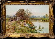Chatting by the Water's Edge