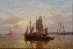 Fishing Boats in Calm Water