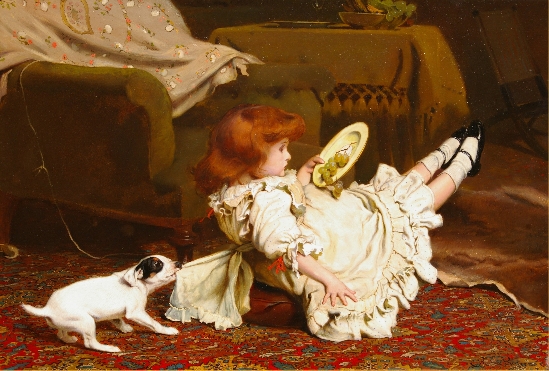 Charles Burton Barber - Caught by Suprise