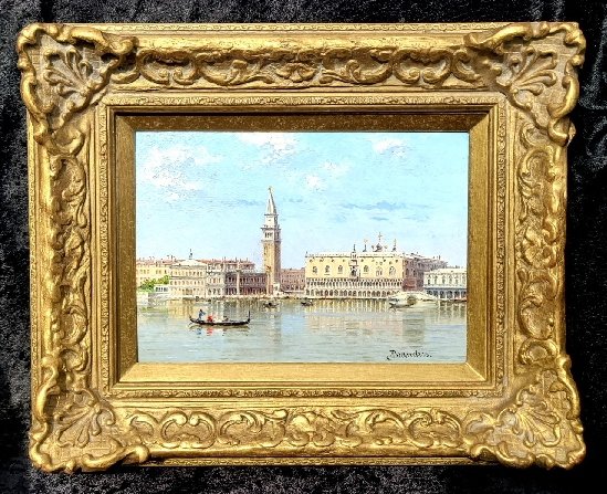 Antonietta Brandeis - The Grand Canal, Venice (A pair)