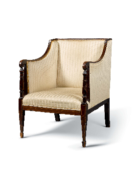 English Library Armchair