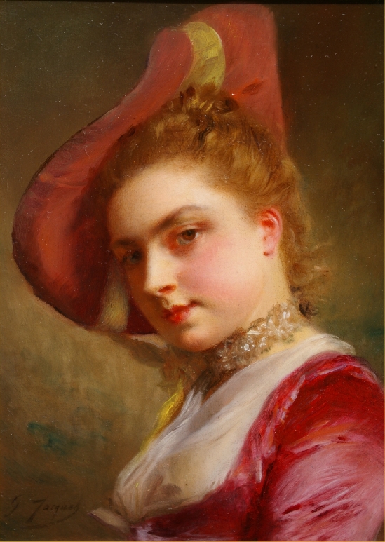 Gustave Jean Jacquet - An Alluring Expression