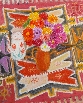 Provencal Flowers on a Kelim
