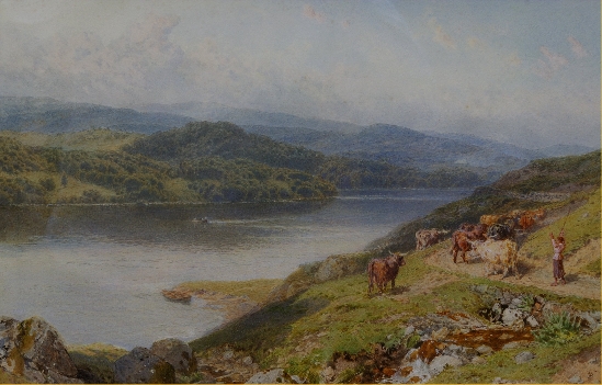 Myles Birket Foster , RWS - Loch Awe, Argyll