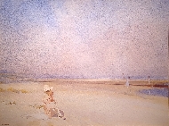 Playing on the Beach