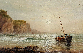 Fishing Boats on the Shore (A pair)
