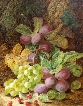 Still Life of Grapes, Plums and Berries