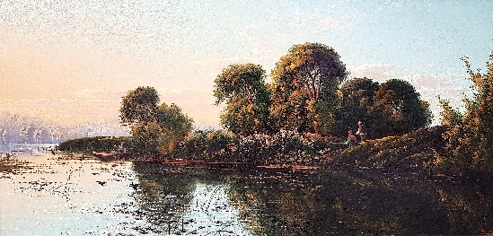 Edwin Henry Boddington - On the Thames at Pangbourne